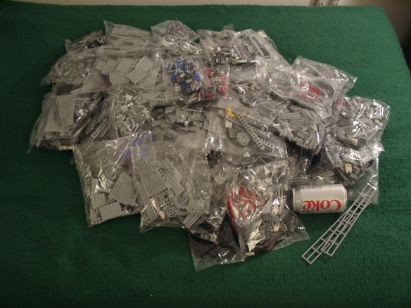 lego pile of bags