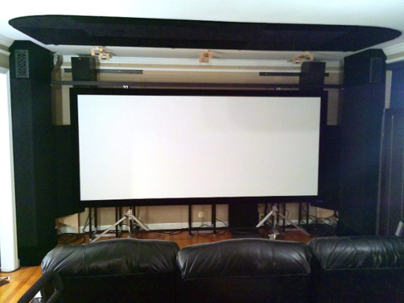 screen fabric installed