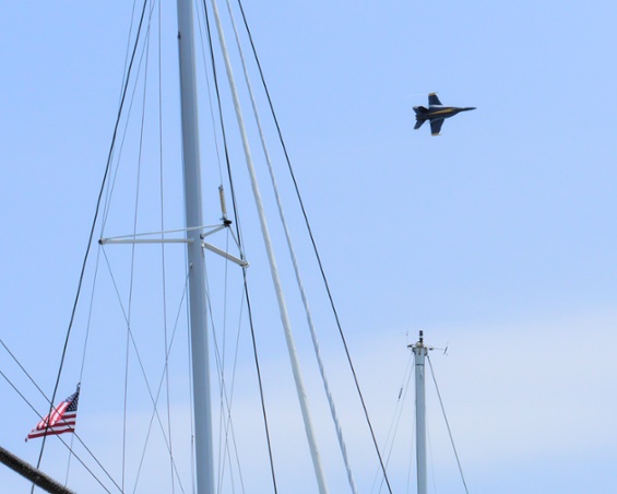 blue angel mast