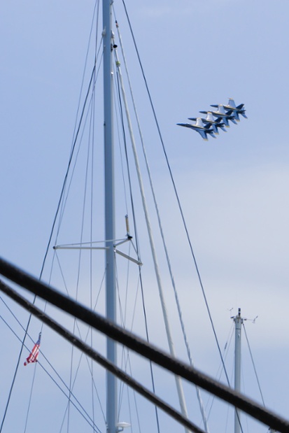 blue angels four mast