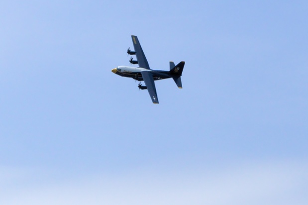 blue angel c130 sky