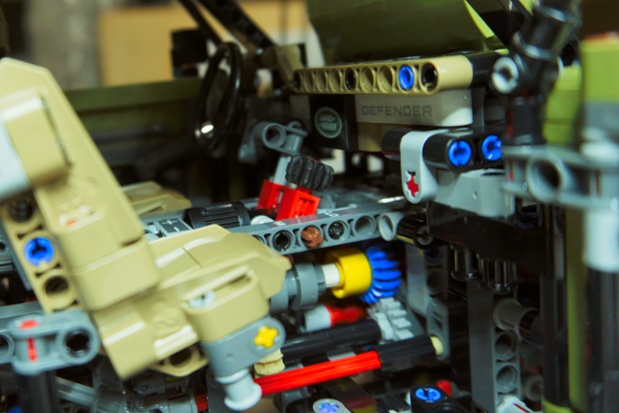 lego land rover cabin