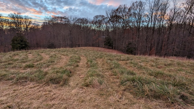 labyrinth entrance dusk