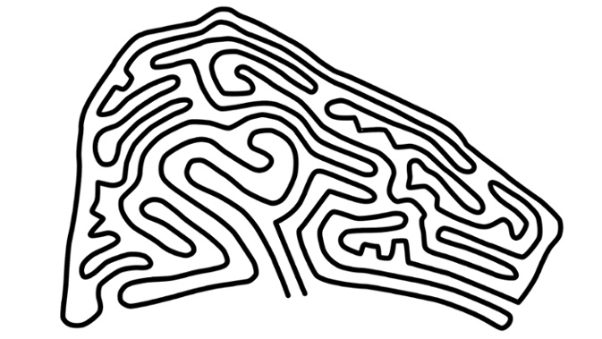 labyrinth path diagram
